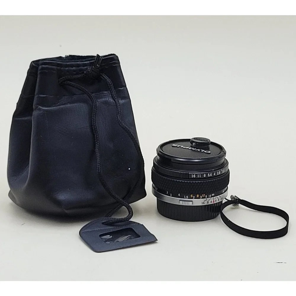 Olympus F.Zuiko Auto-S 50mm f/1.8 Standard 50mm Black Metal